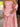 Hand Beading Strapless Two Pieces Pearl Prom Dress With Shawl - Pink