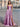 Strapless Bodice Split Prom Dress With Pocket - Lilac