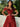 Off Shoulder Sequin Pleated Satin A-Line Prom Dress Long With Split - Red