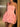 Hand Made Flower Satin Mini Ball Gown Prom Dress - Pink