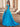 Off Shoulder Puffy Deep V-Neck Ball Gown Prom Dress - Blue