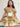 Off Shoulder Boned Bodice Mini Ball Gown Prom Dress - Gold