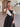 Off Shoulder Pleated Ball Gown Long Prom Dress - Black