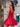 Tank Top Square Mini Ball Gown Prom Dress - Red