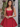 Tank Top Square Mini Ball Gown Prom Dress - Red