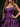 Boned Top Strapless Beaded Ball Gown Prom Dress With Bow - Purple