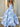 Satin Boned Strapless Ball Gown Prom Dress Long - Baby Blue