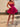 Crystal Boned Bow Mini Ball Gown Prom Dress - Hot Pink