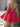Strapless Boned Mini Ball Gown Prom Dress - Hot Pink