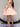 Bow Strapless Boned Mini Ball Gown Prom Dress - Blush Pink