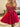 Hand Beading Pleated Boned Mini Ball Gown Prom Dress - Hot Pink