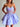 Crystal Sheer Bodice Boned Mini Ball Gown Prom Dress - Lavender
