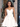 Pleated Bow Mini Ball Gown Prom Dress Satin - White