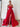 Removable Handmade Flower Strapless A-Line Prom Dress - Red