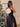 Removable Handmade Flower Strapless A-Line Prom Dress - White Black