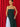 Two Pieces Strapless A-Line Long Prom Dress - Dark Green