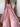Derachable Hand Made Floral Bodice Ball Gown Prom Dress - Pink
