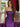 Crystal Two Pieces A-Line Strapless Long Prom Dress - Purple