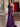 Crystal Two Pieces A-Line Strapless Long Prom Dress - Purple