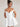Off Shoulder Satin Bridal Mini Ball Prom Dress - White
