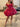Puffy Satin Boned Mini Ball Gown Prom Dress - Hot Pink