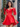 Big Bow Mini Boned Ball Gown Prom Dress - Red