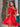 Big Bow Mini Boned Ball Gown Prom Dress - Red