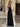 Floor Length Pleated Sweetheart Prom Dress - Black