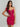 Lace Hand Made Floral Sheath Mini Prom Dress - Red