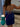 Hand Beading Crystal Sparkly Boned Mini Prom Dress - Royal Blue