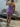 Hot Fix Hand Made Flower Boned Mini Prom Dress - Hot Pink