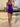 Boned Bodice Pleates Satin Mini Prom Dress - Grape