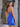 Crystal Boned Sheath Mini Prom Dress With Layered - Royal Blue
