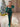 Detachable Sleeves Crystal Long Prom Dress - Emerald Green