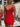V Neck Sparkly Crystal Sheath Satin Mini Prom Dress - Red