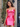Cut Front Sweetheart Sheath Mini Prom Dress - Hot Pink