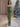 Detachable Strap Crystal Ruched Sheath Long Prom Dress - Sage Green