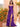 Boned Bodice Strapless Mermaid Prom Dress With Ruffle - Purple