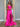 Boned Bodice Strapless Mermaid Prom Dress With Ruffle - Hot Pink