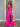 Boned Bodice Strapless Mermaid Prom Dress With Ruffle - Hot Pink