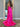 Boned Bodice Strapless Mermaid Prom Dress With Ruffle - Hot Pink