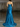 Sparkly Sweetheart Slit Mermaid Long Prom Dress With Drop - Blue