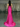 Sparkly Sweetheart Slit Mermaid Long Prom Dress With Drop - Hot Pink
