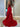 Sparkly Lace Boned Mermaid Prom Dress With Ruffle - Red