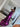 Hand Made Flowers Boned Strapless Mermaid Prom Dress With Drop - Purple
