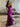 Hand Made Flowers Boned Strapless Mermaid Prom Dress With Drop - Purple