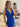 Deep V-Neck Crystal Hot Fix Mermaid Prom Dress - Royal Blue