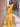 Off Shoulder Mermaid Prom Dress Long With Split - Mustard Yellow