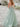 Deep V Neck Lace Embroidery Long Ball Gown Prom Dress - Olive Green
