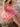 Hot Fix Ruffle Sheer Bodice Mini Ball Gown Prom Dress - Hot Pink